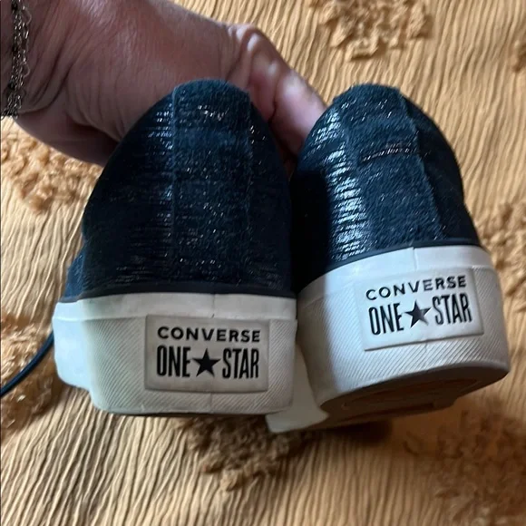 Converse Shimmering gun metal black Sneakers - Picture 3 of 6